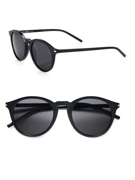 saint laurent round eyeglasses|saint laurent sunglasses price.